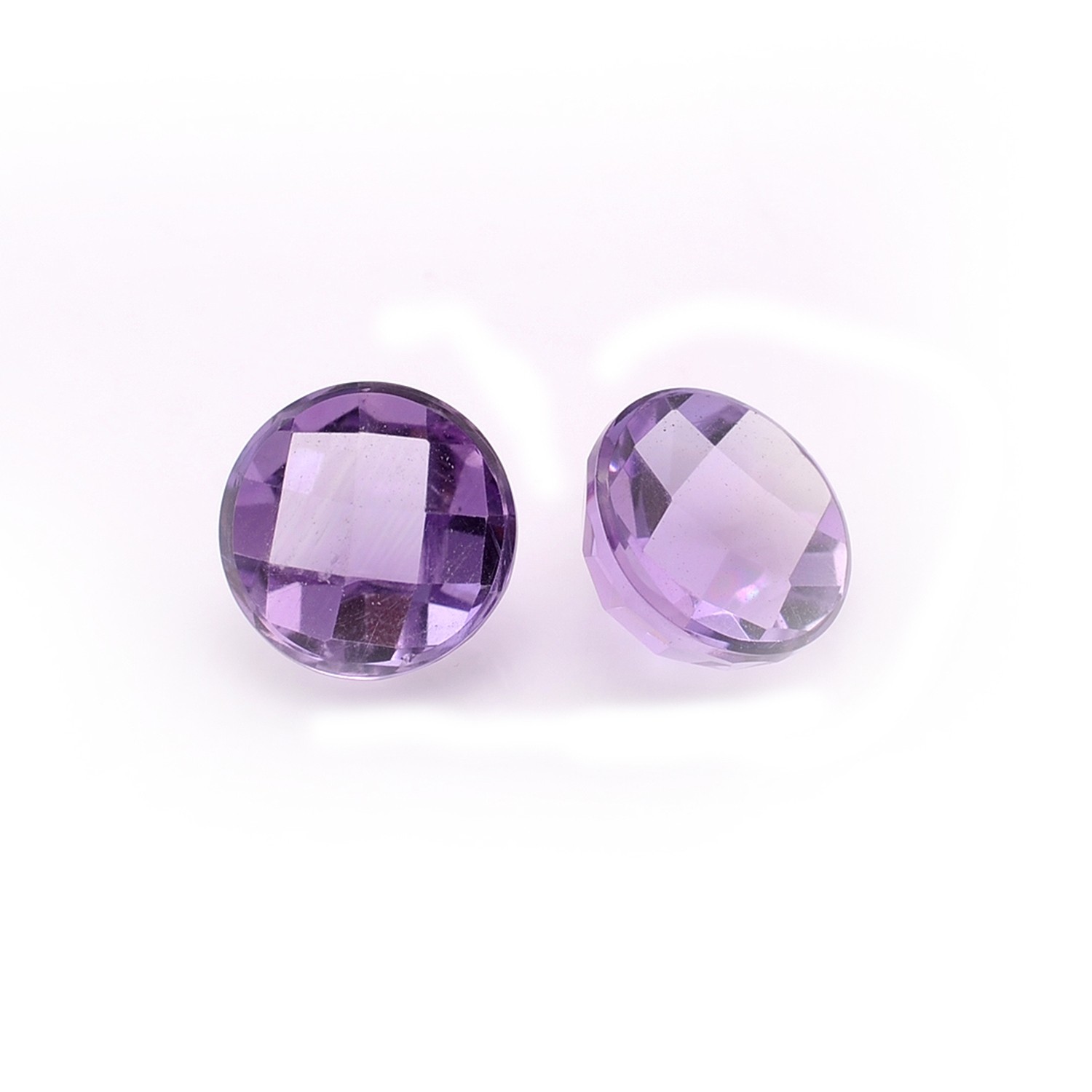 Rose cut top amethyst