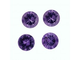 Amethyst Round Faceted Cut 10x10mm