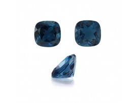 London Blue Topaz Cushion  Cut 10x10mm
