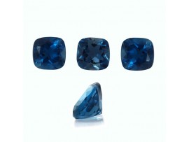 London Blue Topaz Cushion Faceted Cut 8x8mm