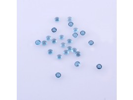 London blue topaz round cabs 2.50mm