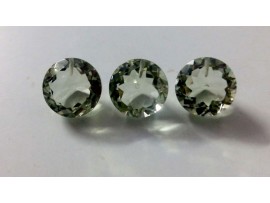 Green Amethyst Round Faceted 12MM