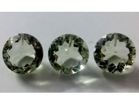 Green Amethyst Round Faceted 12MM