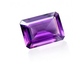 Amethyst Octagon Faceted 13X18MM