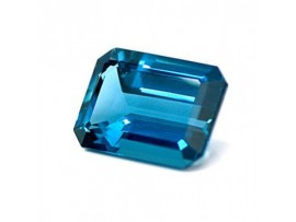 Swiss Blue Topaz Octagon Cut 15x20mm