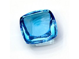 Swiss BlueTopaz Cushion Cabs 14MM
