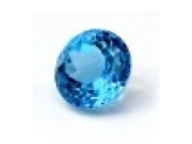Swiss Blue Topaz Round Faceted cut 15MM