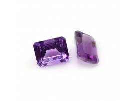 Amethyst  Octogan cut 7X9MM