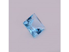Sky Blue Topaz Square Concave Cut 8X8MM