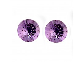 Amethyst Round Concave Cut 16mm