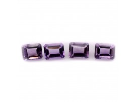 Amethyst Octagon Faceted  8X10MM
