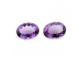 Amethyst Faceted Oval Cut 15x20mm