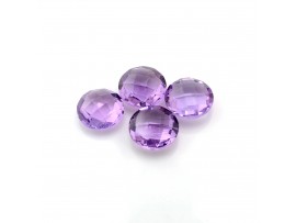 Amethyst Faceted Round Briolettes 10MM