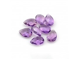 Amethyst Pear  Briolettes cut 7x10MM