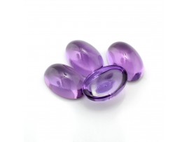 Amethyst Oval Cabs  10x14mm